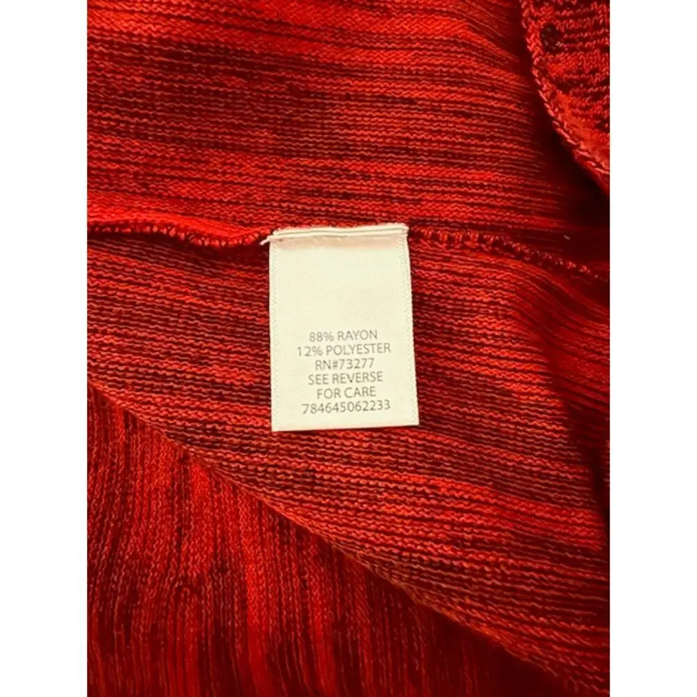 Flowy Red Knitted Dress By Candie's Size XLarge - Picture 5 of 7
